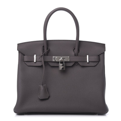 Hermes Togo Birkin 30 Etain 1 of 11