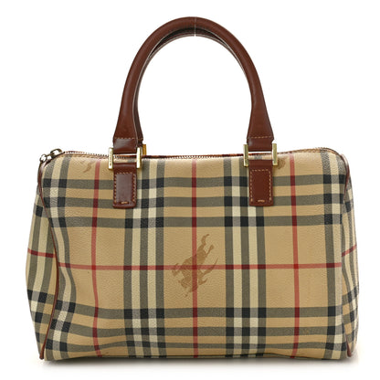 Burberry Haymarket Check Bowling Bag Brown 1 of 17