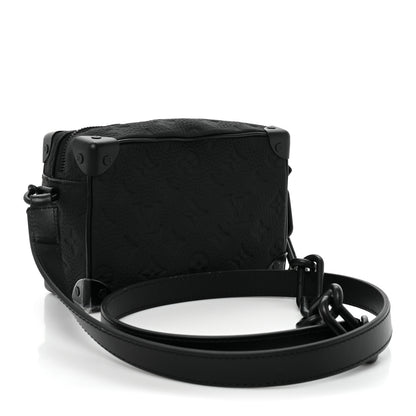 Louis Vuitton Taurillon Monogram Mini Soft Trunk Black 3 of 10