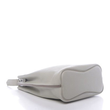 Hermes Taurillon Clemence So Kelly 22 Gris Perle 4 of 10