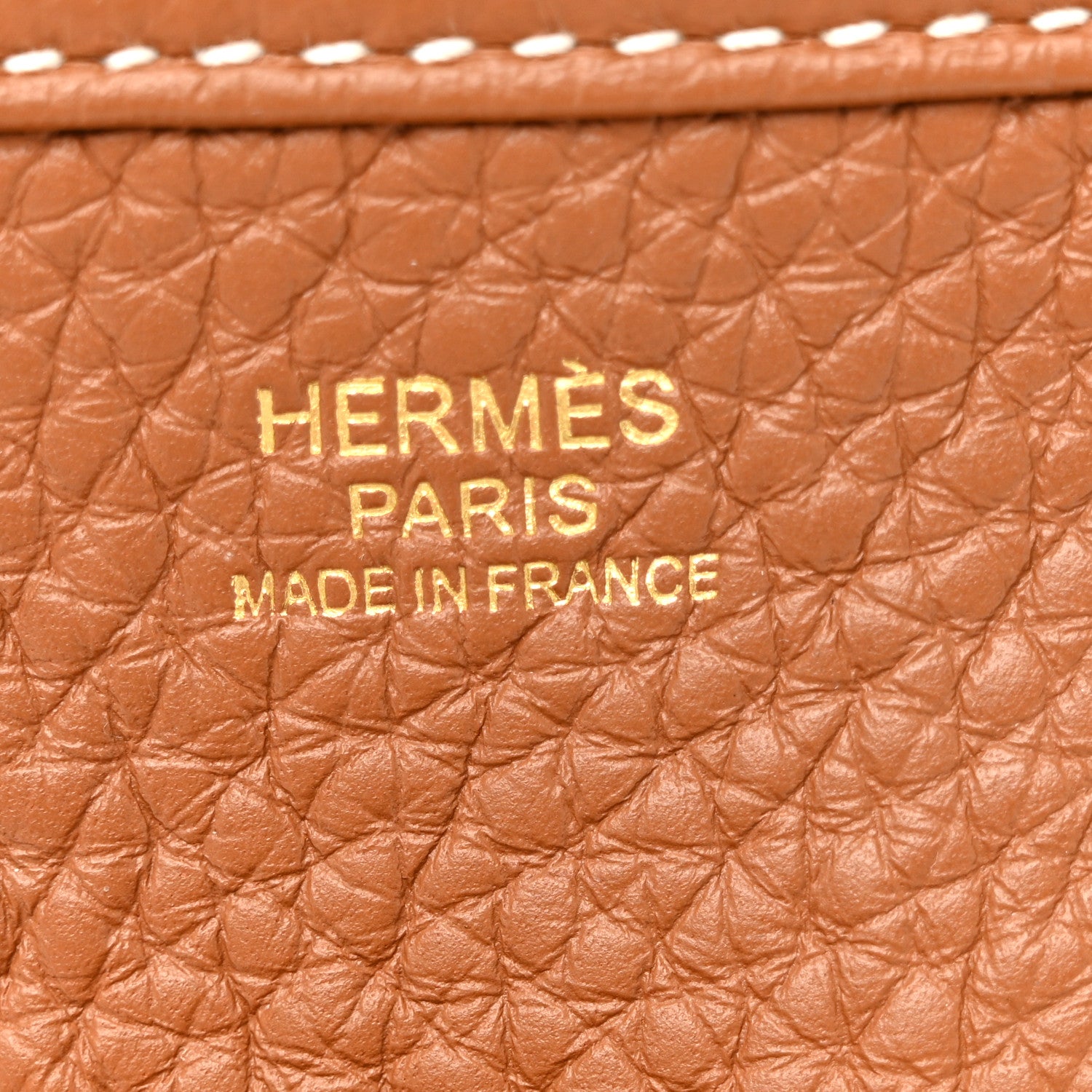 Hermes Taurillon Clemence Evelyne III PM  Gold 6 of 11
