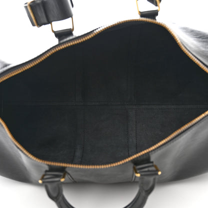 Louis Vuitton Epi Keepall 45 Black 5 of 22