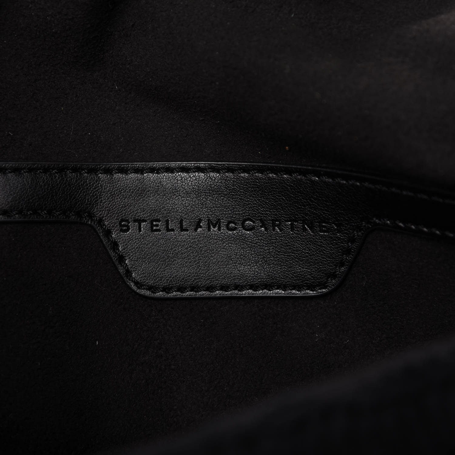 Stella McCartney Cotton Crochet Falabella Ajouree Tote Bag Black 8 of 10
