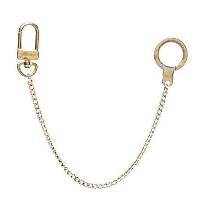 Louis Vuitton Metal Pochette Extender Key Ring Chain Gold 1 of 4
