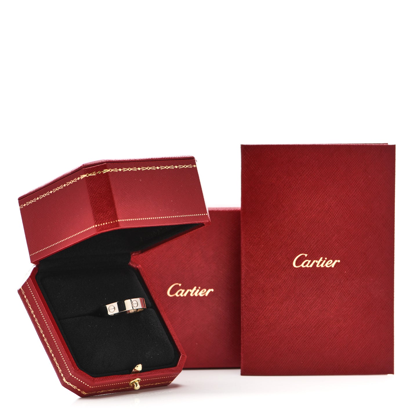 18K White Gold 5.5mm LOVE Ring 68 12.25