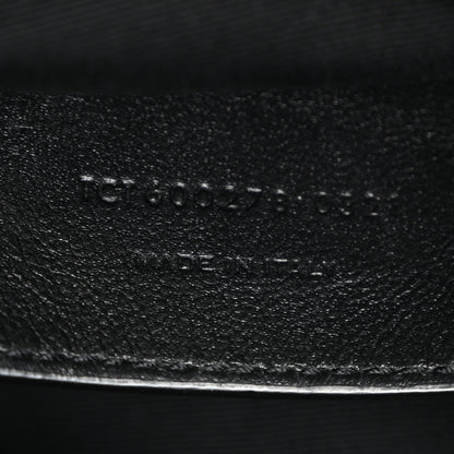 Saint Laurent Sheepskin Matelasse Chevron Monogram Large College Satchel Black 7 of 14
