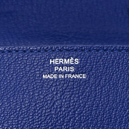 Hermes Chevre Mysore Clic 16 Wallet Bleu Electrique 6 of 10