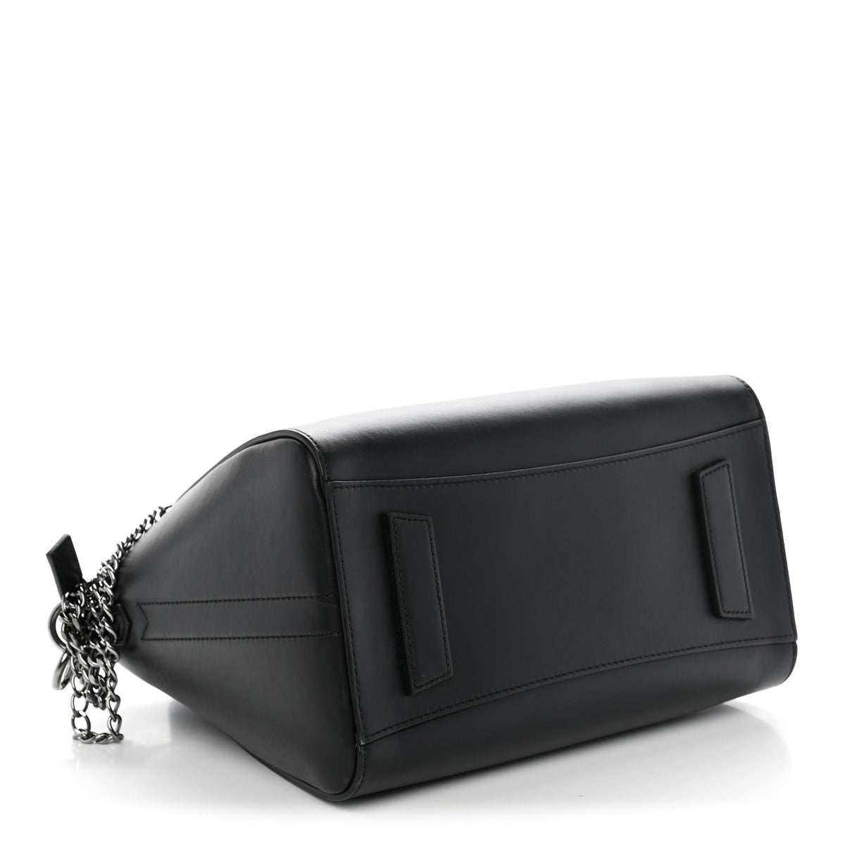 Smooth Calfskin Chains Small Antigona Black