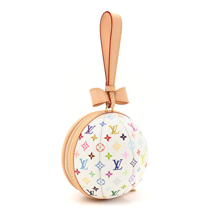 Louis Vuitton LV x TM Monogram Multicolor Koro Koro Clutch White 3 of 9