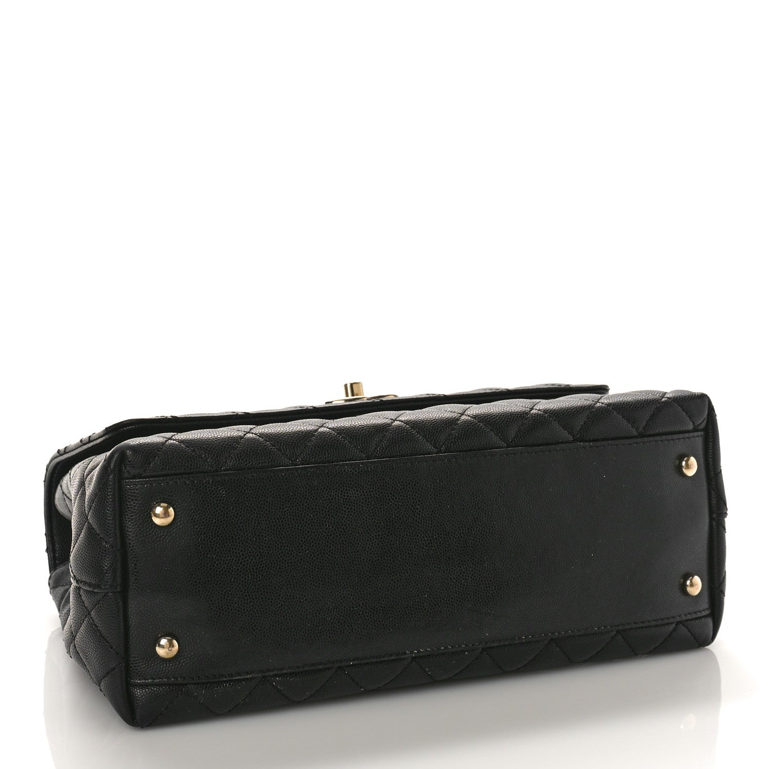 Chanel Caviar Quilted Small Coco Handle Flap Black 4 of 11