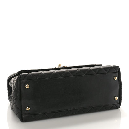Chanel Caviar Quilted Small Coco Handle Flap Black 4 of 11