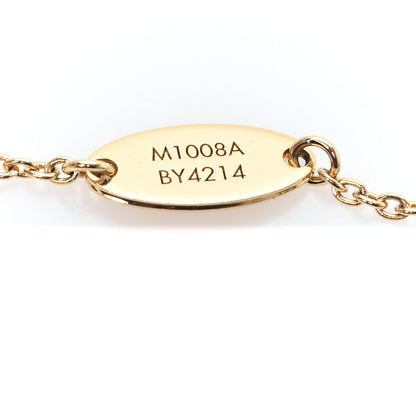 Louis Vuitton Metal Enamel LV Iconic Bracelet Gold Light Pink 4 of 7