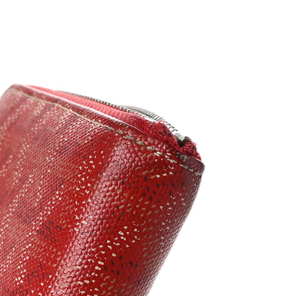 Goyard Goyardine Matignon Zip Around GM Wallet Red 7 of 8