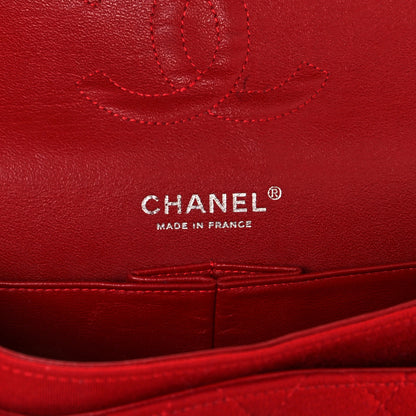Chanel Jersey Quilted Medium Double Flap Red 6 of 10