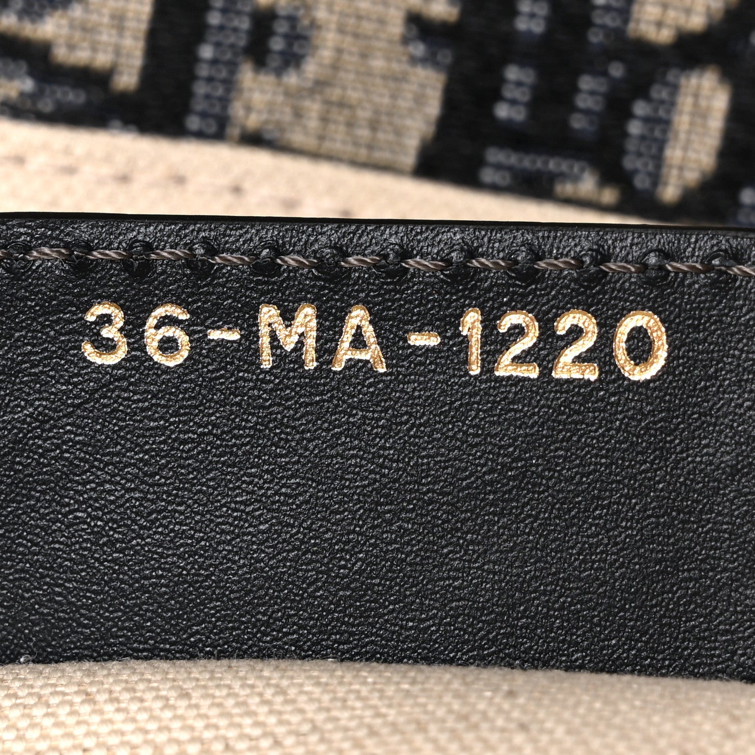 Christian Dior Oblique Saddle Bag Blue 7 of 10