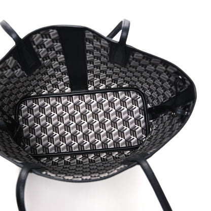 MCM Visetos Small Liz Reversible Shopper Tote Black 5 of 15
