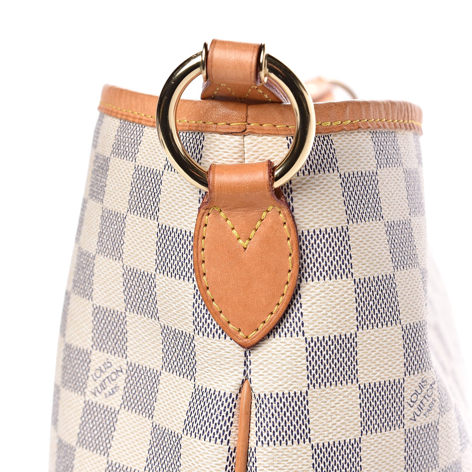 Louis Vuitton Damier Azur Delightful MM Rose Ballerine 10 of 19