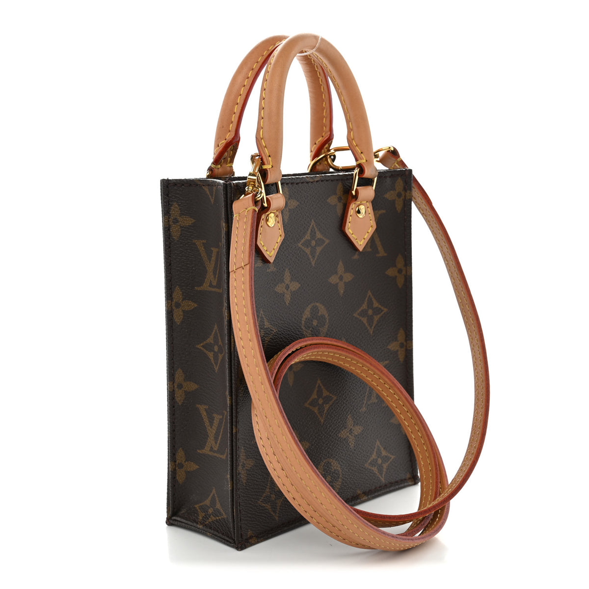 Louis Vuitton Monogram Petit Sac Plat 3 of 9