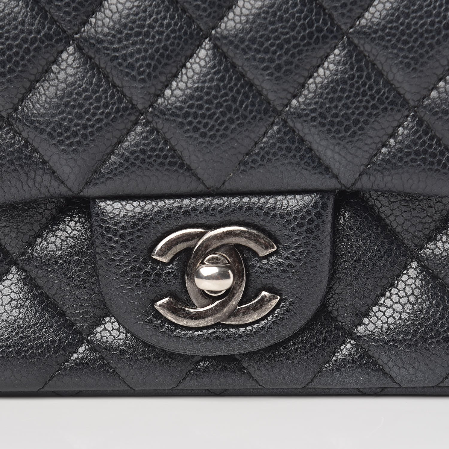 Chanel Caviar Quilted Mini Square Flap Black 10 of 10