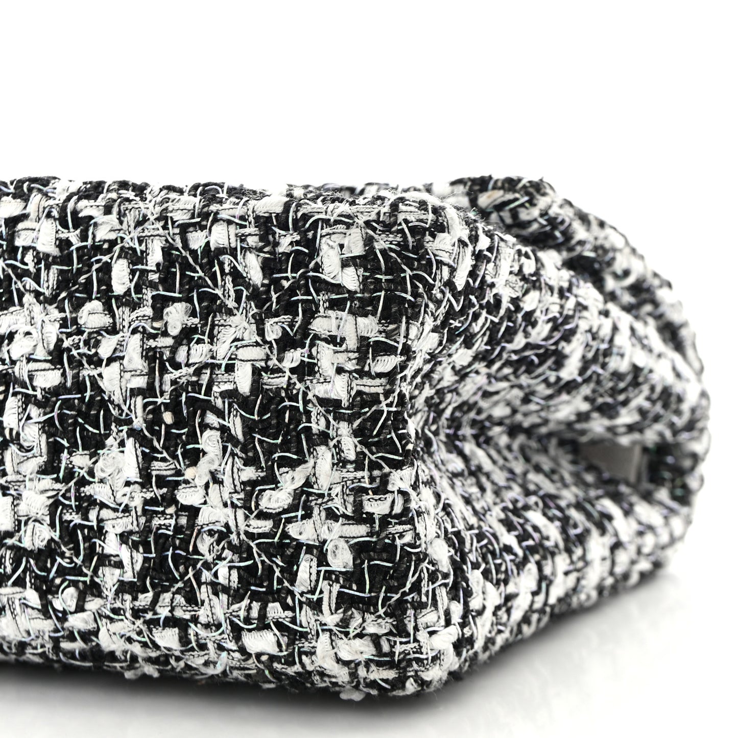 Tweed Quilted Resin 2.55 Reissue 226 Flap Black White