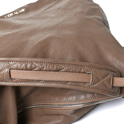 Jimmy Choo Lambskin Biker Hobo Beige 17 of 24