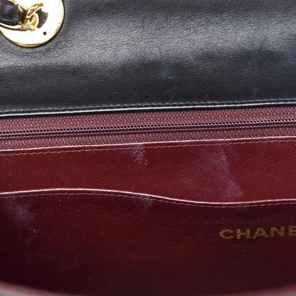 Chanel Lambskin Quilted XL Jumbo Single Flap Black 9 of 14