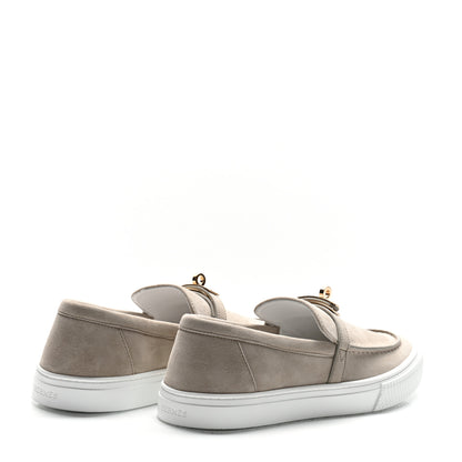 Hermes Suede Goatskin Game Slip On Sneakers 38 Beige Esquisse 5 of 9