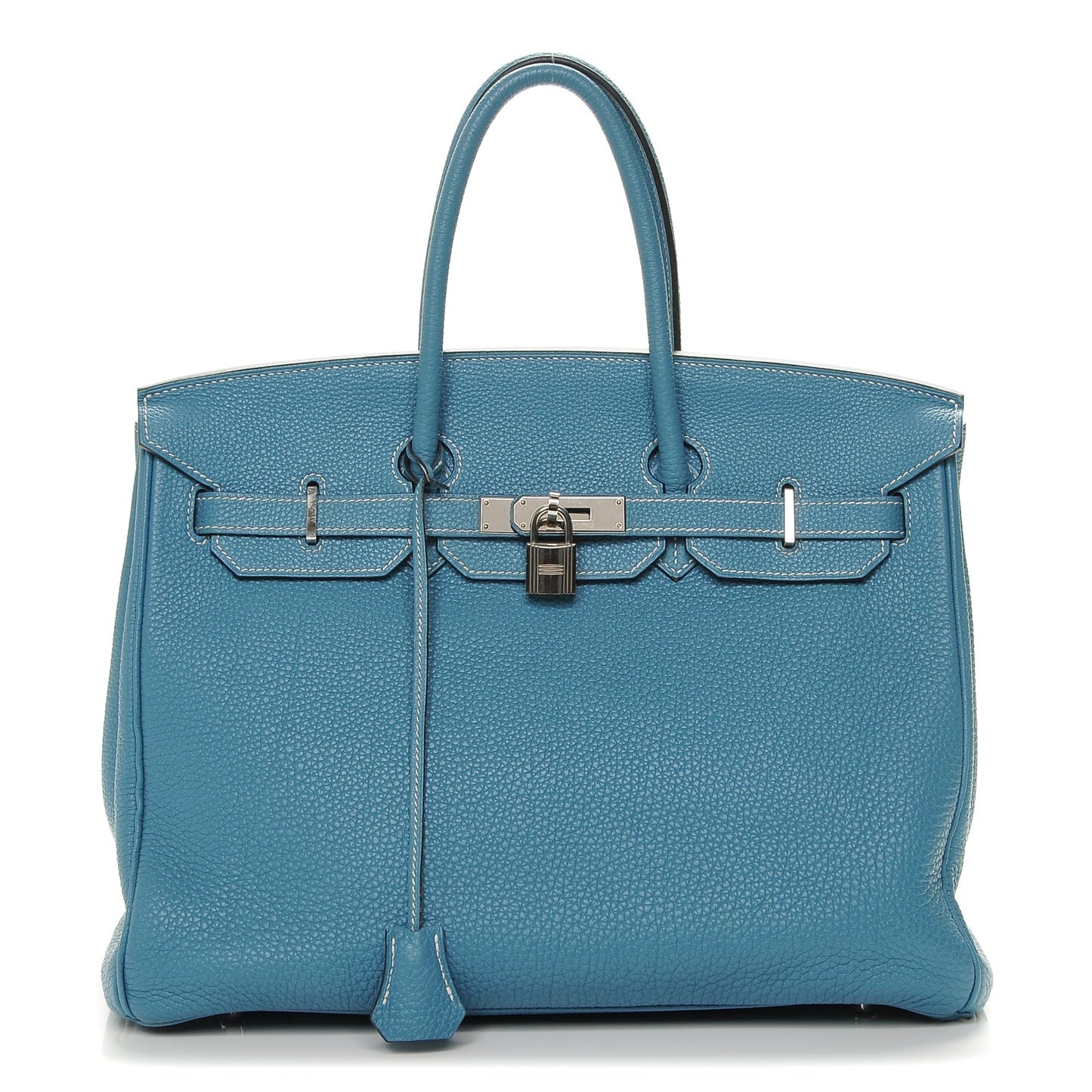Togo Birkin 35 Blue Jean