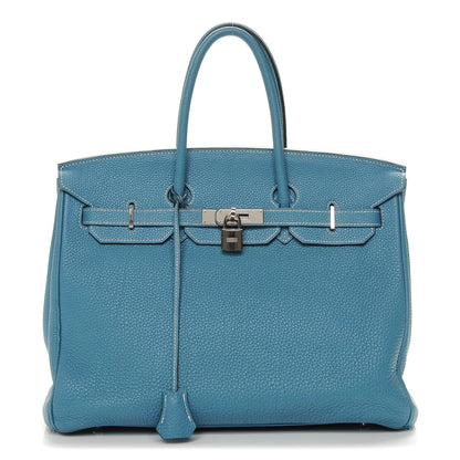 Hermes Togo Birkin 35 Blue Jean 1 of 24