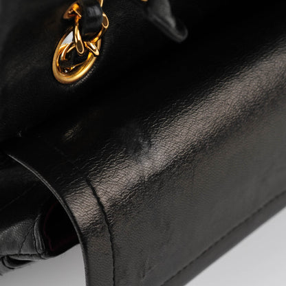 Chanel Lambskin Quilted Small Double Flap Black 9 of 10