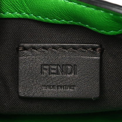 Fendi Nappa FF 1974 Embossed Mini Baguette Tomatillo 6 of 10