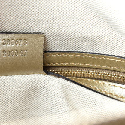 Gucci Metallic Guccissima Medium Bree Shoulder Bag Gold 7 of 10