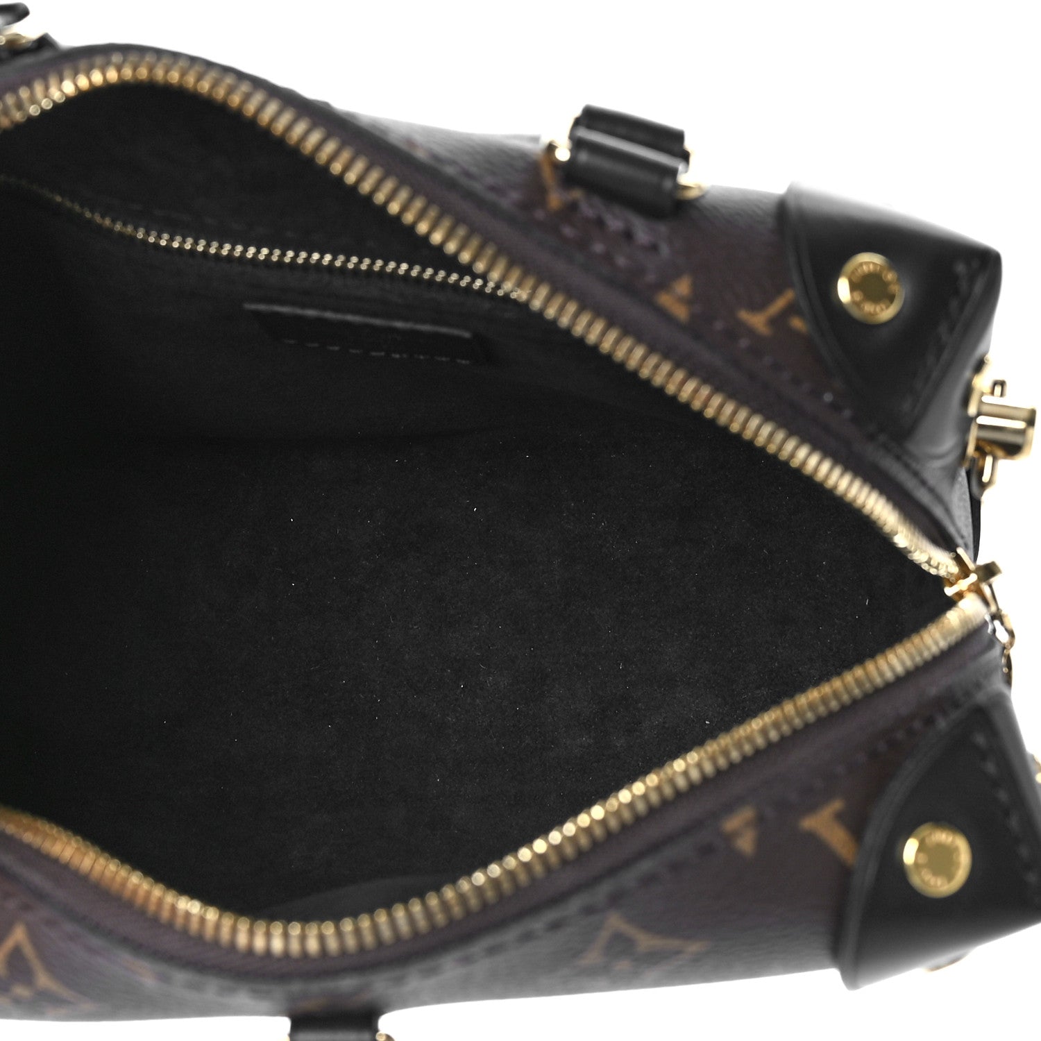 Louis Vuitton Monogram Petite Malle Souple Black 5 of 8