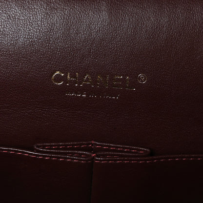 Chanel Lambskin Quilted Maxi Double Flap Black 7 of 10
