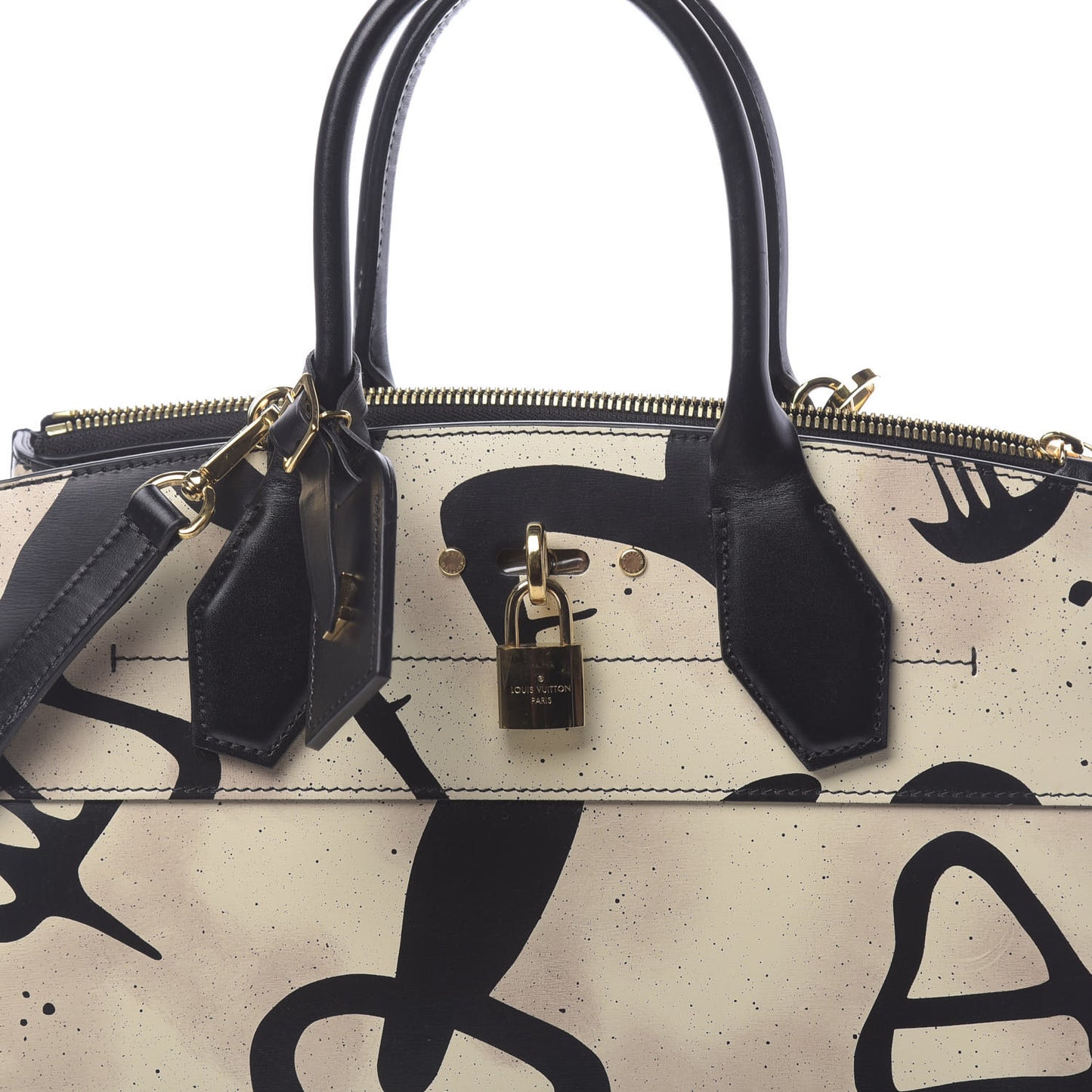 Calfskin Tribal City Steamer MM White Black