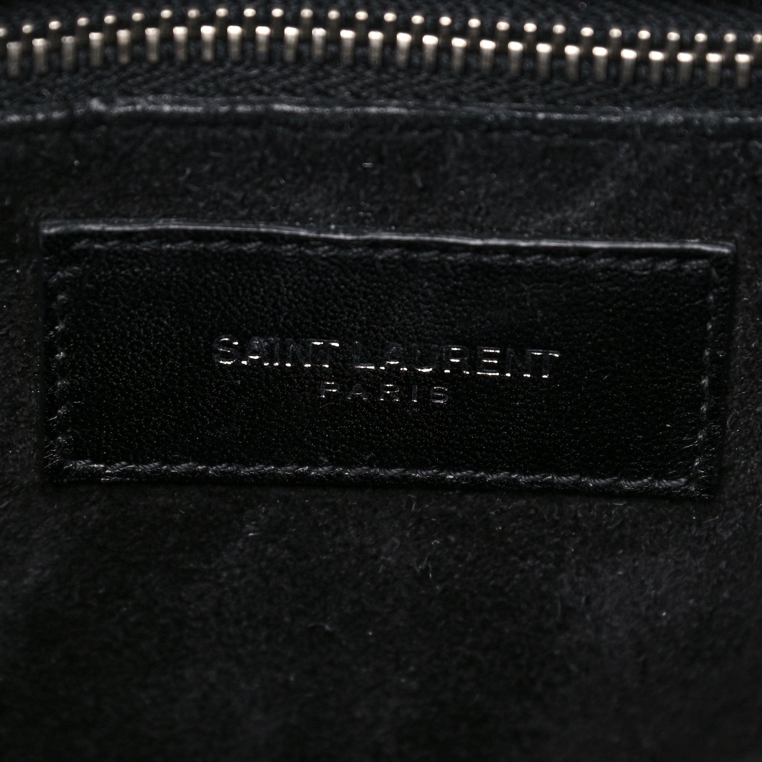 Saint Laurent Calfskin Crocodile Embossed Small Sac de Jour Black 5 of 15