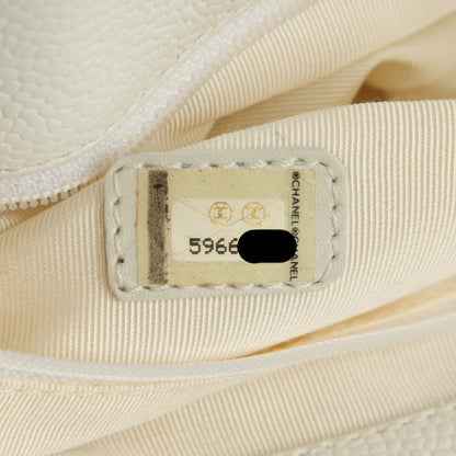 Chanel Caviar CC Tote White 6 of 8