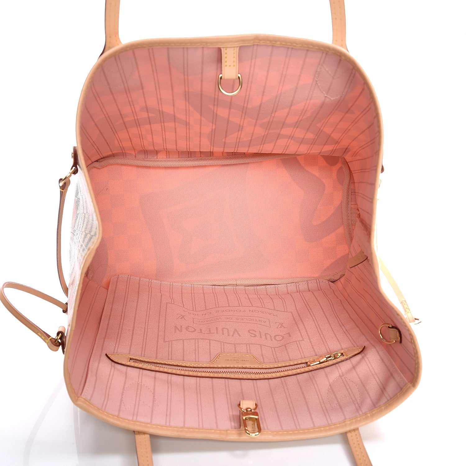 Louis Vuitton Damier Azur Tahitienne Neverfull MM 5 of 10