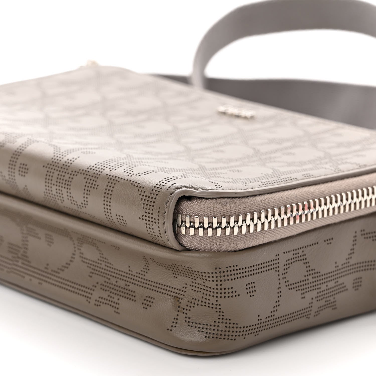 Christian Dior Calfskin Oblique Galaxy Perforated Messenger Marron Multicolor 10 of 10