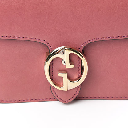 Gucci Calfskin Small 1973 Shoulder Flap Bag Peonia Flower 11 of 11