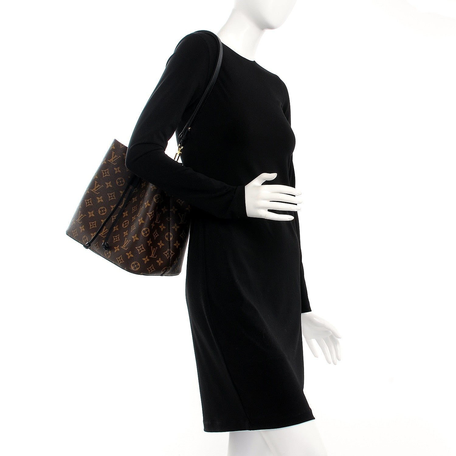 Louis Vuitton Monogram Neonoe MM Black 2 of 7