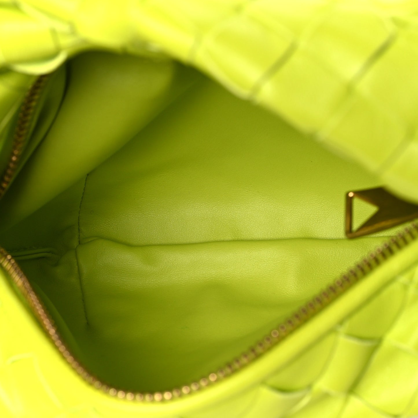 Nappa Intrecciato Mini Jodie Kiwi