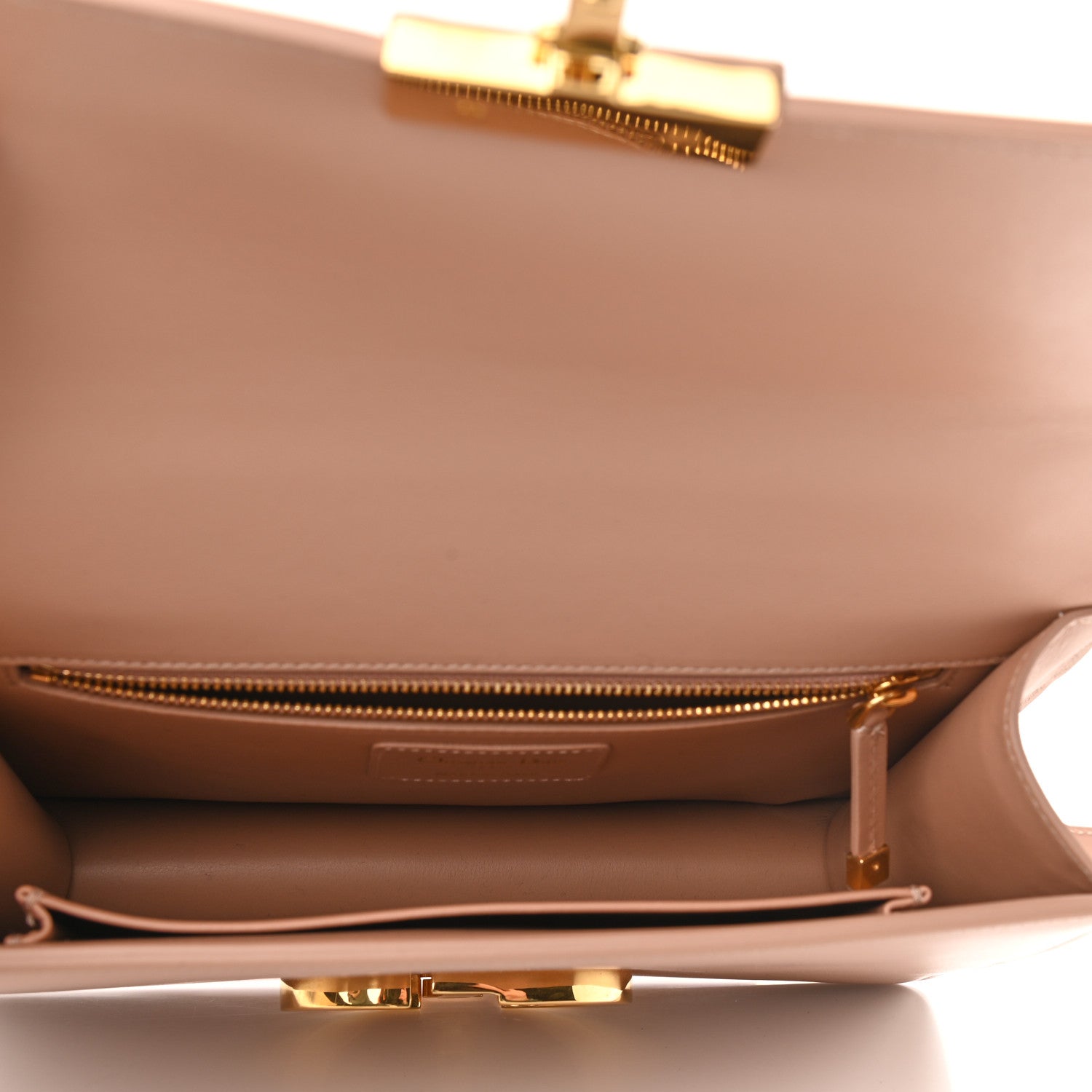 Christian Dior Smooth Calfskin 30 Montaigne Flap Bag Pale Pink 7 of 10