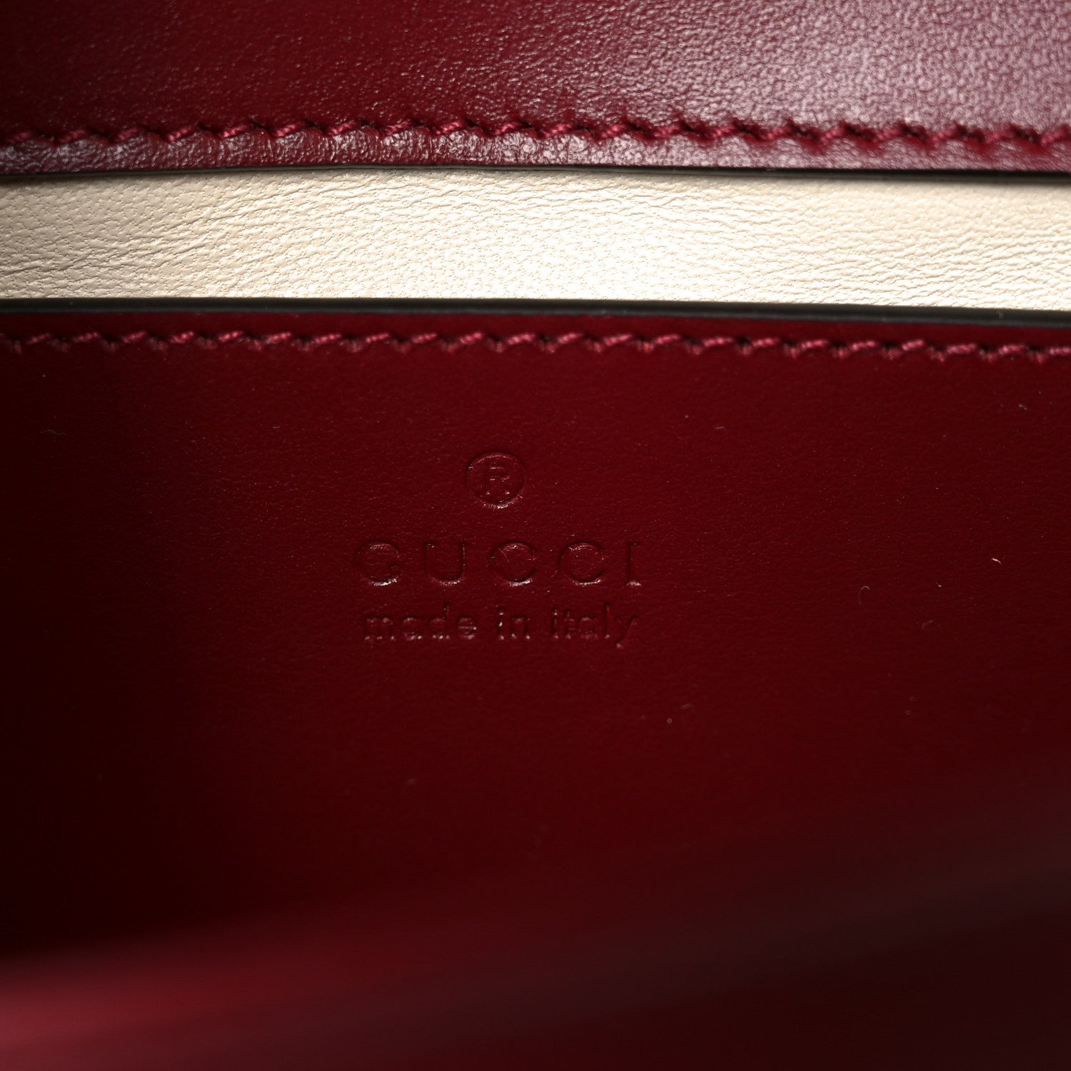 Gucci Calfskin Matelasse Mini GG Marmont Shoulder Bag Rosso Ancora 5 of 9