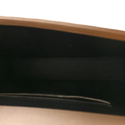 Saint Laurent Grain De Poudre Textured Mixed Matelasse Triquilt Large Monogram Satchel Natural Tan 5 of 8