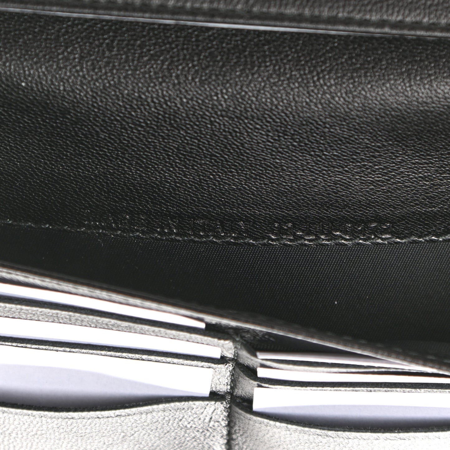 Lambskin Cannage Rendezvous Wallet Black