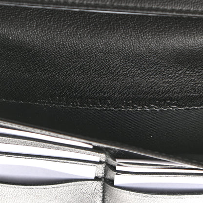 Christian Dior Lambskin Cannage Rendezvous Wallet Black 7 of 7