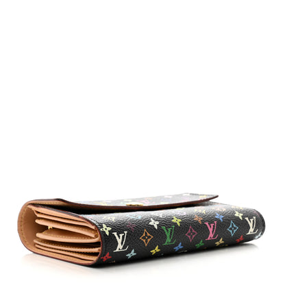 Louis Vuitton Monogram Multicolor Alexandra Wallet Black 4 of 9