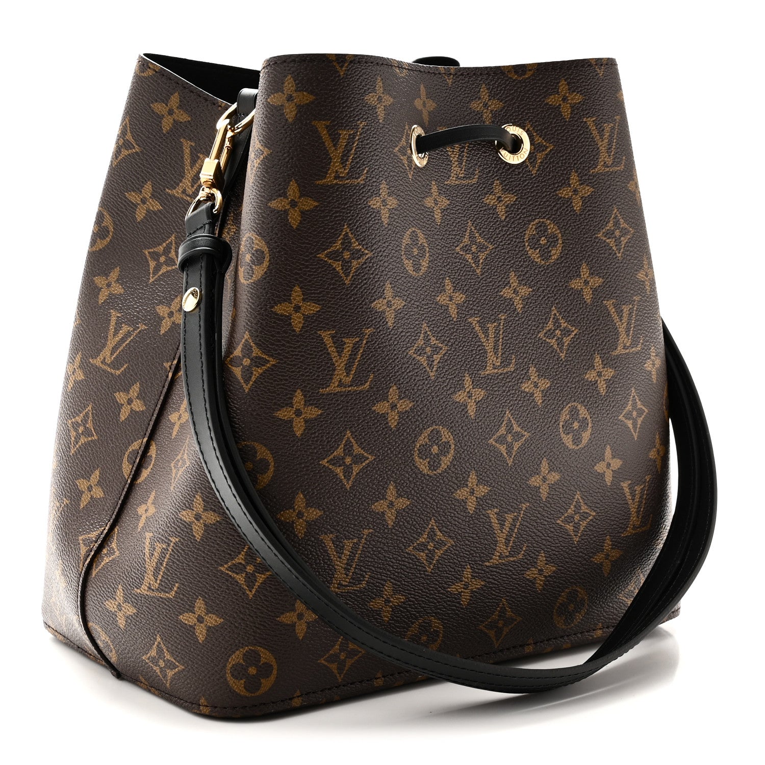 Louis Vuitton Monogram Neonoe MM Black 3 of 9