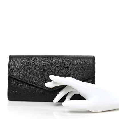 Louis Vuitton Empreinte Sarah Wallet NM Black 2 of 7